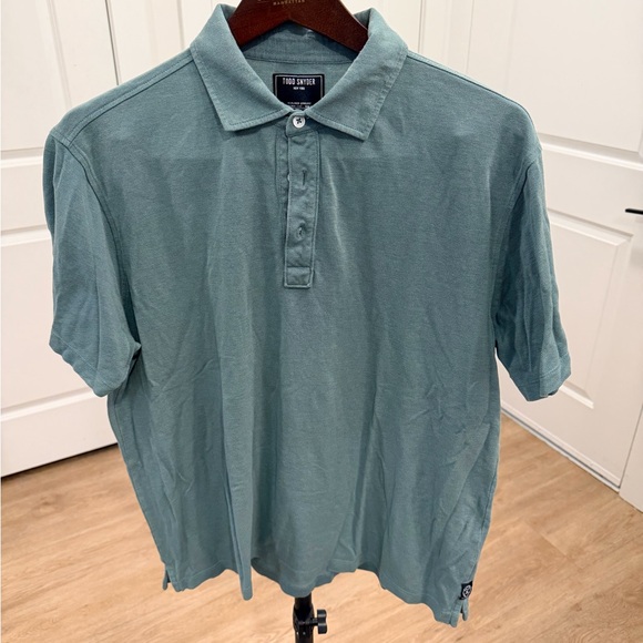 Todd Snyder Other - Todd Snyder Sage Green Polo Shirt Mens Large